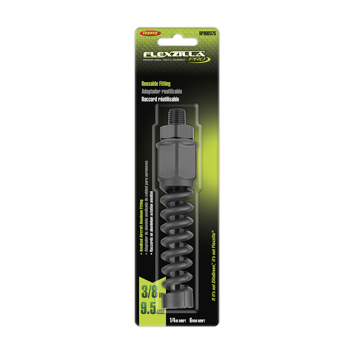 Flexzilla Pro Air Hose Reusable Fitting 3/8