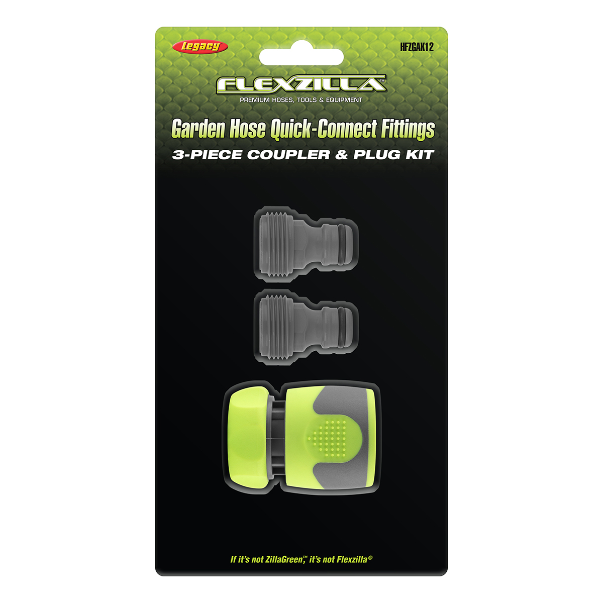 Flexzilla Quick Connect Fittings, 3PC Coupler Plug Kit | Agzaga