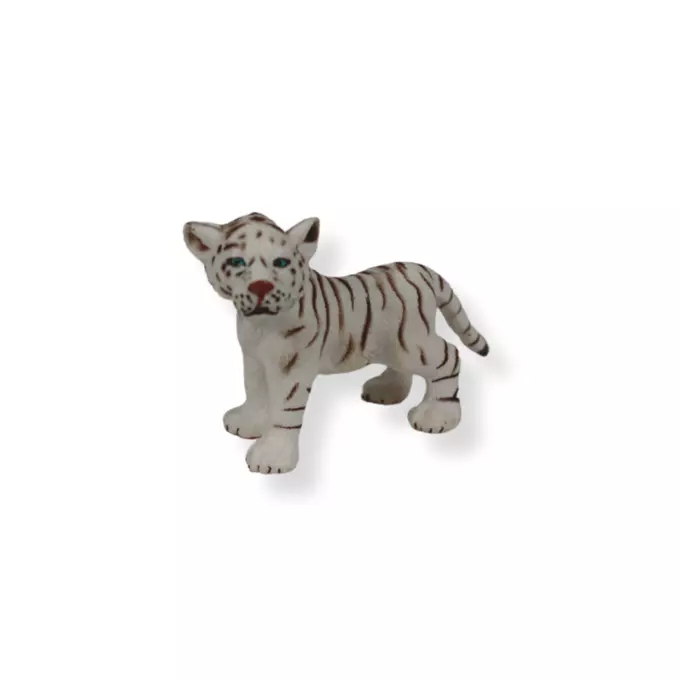 White Tiger Cub | Lifelike Toy | Zaga Toys Wildlife Collection