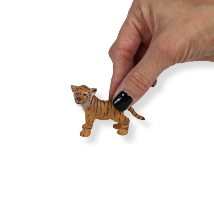 Tiger Cub | Hand-Painted Toy | Zaga Toys Wildlife Collection