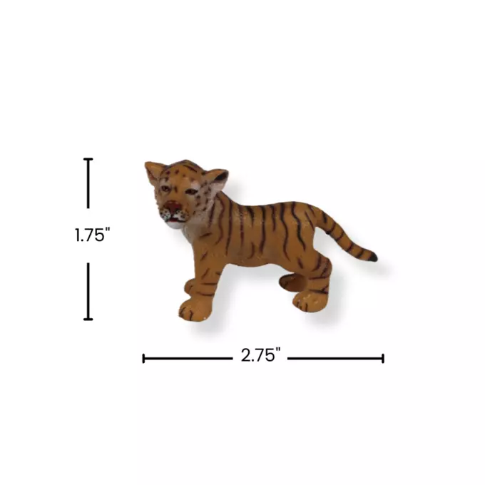 Tiger Cub | Hand-Painted Toy | Zaga Toys Wildlife Collection