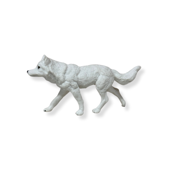Small White Wolf | Hand-Painted Toy | ZAGA Toys Wildlife