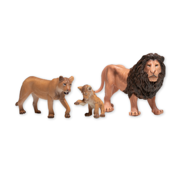 Lion Family Bundle | Hand-Painted Toys | ZAGA Toys Wildlife
