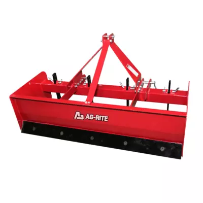 Ag-Rite 60" Box Blade | Heavy-Duty Cat. 1 Hitch Implement for Grading & Leveling