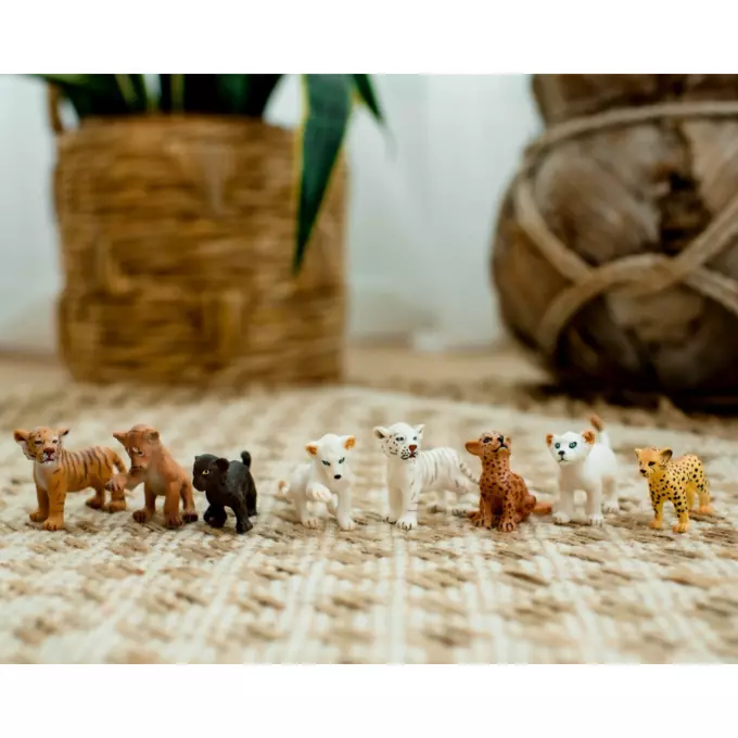ジャングルToys Wild Cubs of the Jungle Bundle | Lifelike Cubs | Zaga Toys