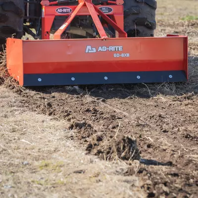 Ag-Rite 60" Box Blade | Heavy-Duty Cat. 1 Hitch Implement for Grading & Leveling