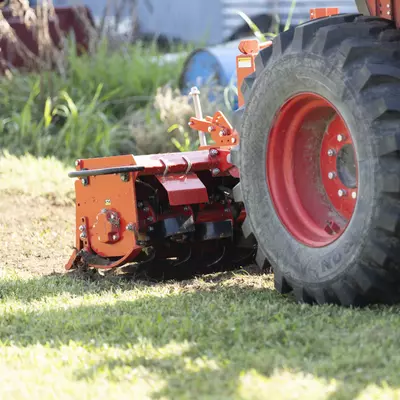 Ag-Rite 48" Rotary Tiller w' FREE PTO Shaft | Heavy-Duty Gear Drive Tiller for Efficient Soil Preparation