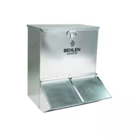 Behlen 2-Door Easy-Feed Feeder | Durable Galvanized Hog & Livestock Feeder