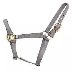 Reinsman Classic Nylon Halter | Durable 1" Double-Ply Horse Halter with Brass Hardware | Multiple Colors & Sizes