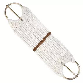Reinsman White 15-Strand Pony Cinch | Durable Straight Cinch for Ponies