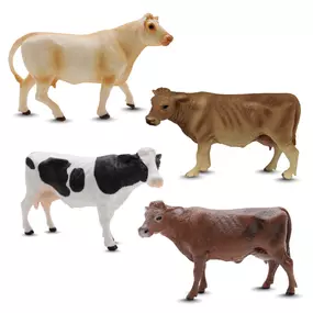 Dairy Cow Bundle | Hand-Painted Dairy Cows | Zaga Toys Farm Collection