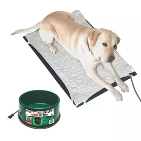 The Cozy Companion Bundle – Heated Bed + Heated Bowl