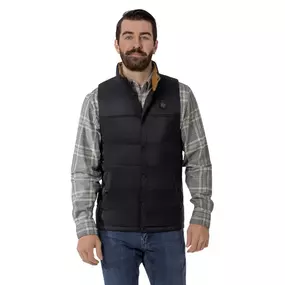 Ororo PuffLyte™ Men’s Heated Lightweight Vest – Black