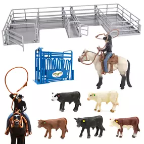 Little Buster Toys – Complete Calf Roping Arena Bundle