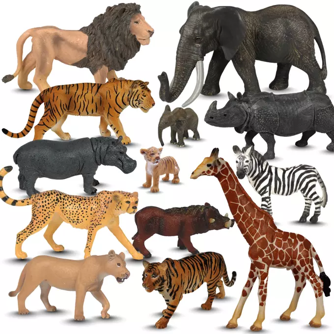 Ultimate Safari Bundle | Lifelike, Realistic Animals| Zaga Toys