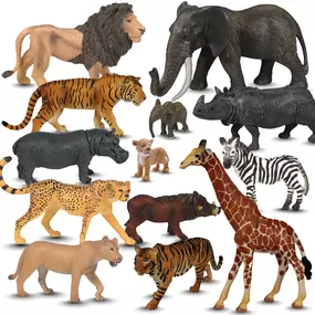 Ultimate Safari Bundle | Lifelike, Realistic Animals| Zaga Toys Safari Collection