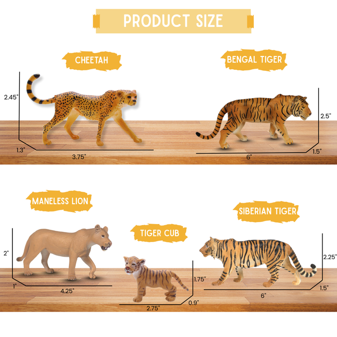Ultimate Safari Bundle | Lifelike, Realistic Animals| Zaga Toys