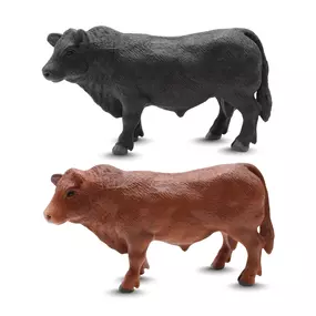 Angus Bulls Bundle | Lifelike Bulls | Zaga Toys Farm Collection