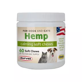 Durvet Hemp Calming Soft Chews 60‑Count