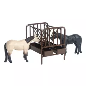Little Buster Priefert Pasture Horse Feeder & Quarter Horse Bundle