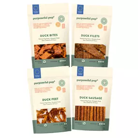 Purposeful Pup Quack Attack Treat Pack – Duck Dog Treat Bundle