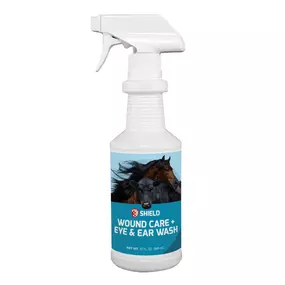 Trust Think’s Shield Equine/Cattle Wound Care + Eye & Ear Wash – 32 oz