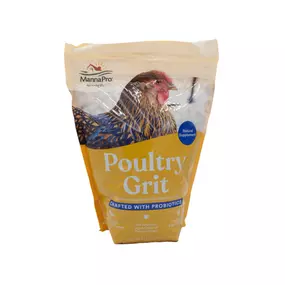 Manna Pro Poultry Grit with Probiotics – 5 lb Digestion Support for Chickens & Flock