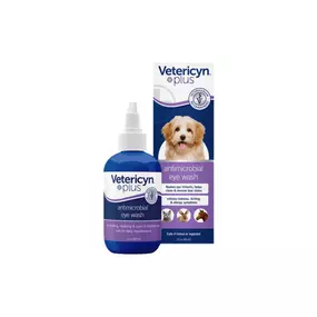 Vetericyn Plus® Antimicrobial All‑Animal Eye Wash – 3 oz (Gentle Eye Care for Pets)