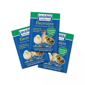Sav-A-Chick® Electrolyte & Vitamin Supplement – 3 x 0.25oz Packets