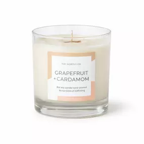 Worthy Co Classic Candle: Grapefruit + Cardamom