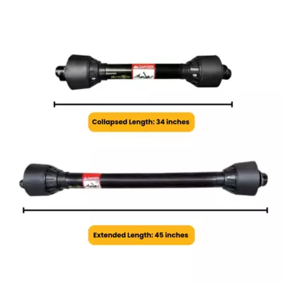 Ag-Rite 48" Rotary Tiller w' FREE PTO Shaft | Heavy-Duty Gear Drive Tiller for Efficient Soil Preparation