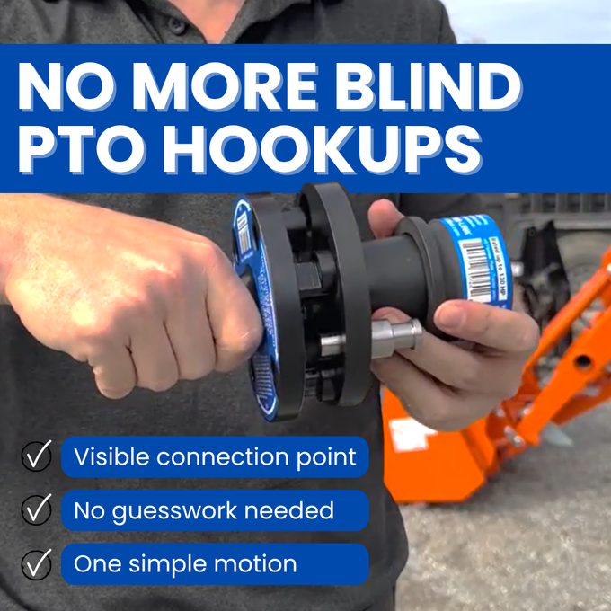 PTO Link® HD Implement Coupler | Male Plate Quick-Connect for 35