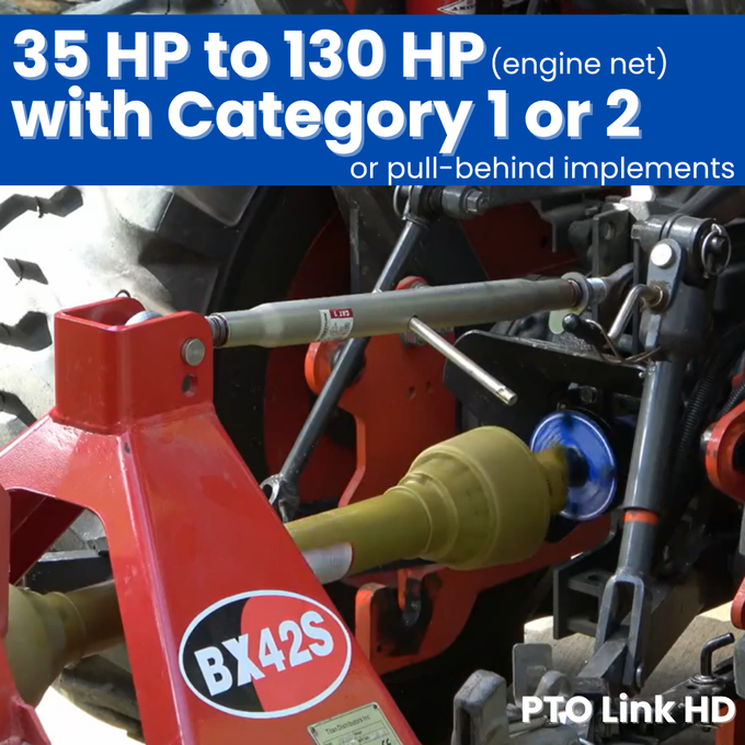 PTO Link® HD Implement Coupler | Male Plate Quick-Connect for 35
