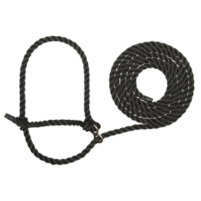 Kirk Stierwalt Poly Rope Breaking Halter – Quick Release Calf Training Halter with Figure-Eight Hardware