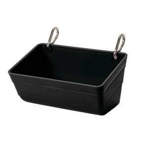 Weaver Livestock Three Quart Small Animal Feeder | Portable Fence-Mount Livestock Feeder