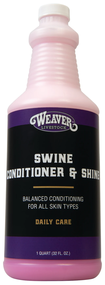 Weaver Livestock Swine Conditioner and Shine | Daily Swine Skin Conditioner for Healthy Show Hogs