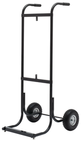Weaver Livestock Double Fan Cart | Heavy-Duty Rolling Fan Cart for Livestock Shows