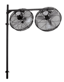 Weaver Livestock "L" Upright Fan Hanging Bracket | Dual Fan Wall & Stall Mount