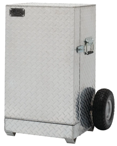 Weaver Livestock Jackpot Box, Aluminum Treadplate | Portable Livestock Show Tack Box