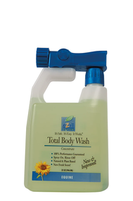 eZall® Original Formula Total Body Wash – Unscented Plant-Based Horse, Livestock & Pet Shampoo 