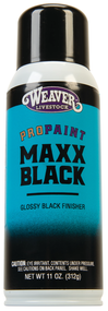 Weaver Livestock ProPaint Maxx Black | High-Gloss Black Livestock Paint for Show Day