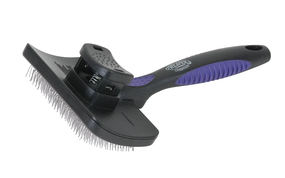Weaver Livestock Self-Cleaning Slicker Brush – Professional Livestock Fitting Brush for Show Livestock 