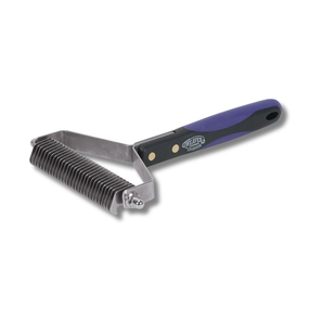 Weaver Livestock Professional Livestock Shedding Comb – Stainless Steel Undercoat Grooming Comb for Cattle, Horses, Goats & Livestock 