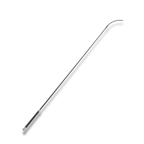 Weaver Livestock Basic Whip with Chrome Tipped Handle | Premium Show Pig Whip