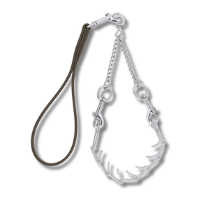 Weaver Livestock Pronged Chain Goat Collar and Lead Set | Premium Goat Show Collar & Lead