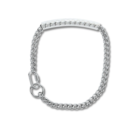 Weaver Livestock Chain Goat Collar with Rubber Grip, 24" | Show Goat Chain Collar with Comfort Handle