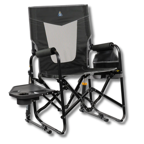 GCI Outdoor Stowaway Rocker with Side Table Folding Chair