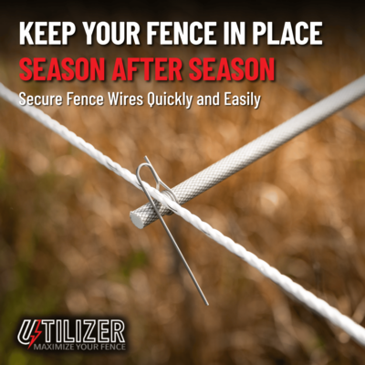 Utilizer Electric Fence Extension Stand-Off Kit | The Build It Better Bundle
