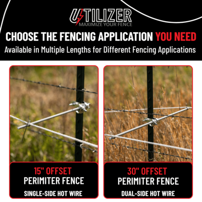 Utilizer Electric Fence Extension Stand-Off Kit | The Build It Better Bundle