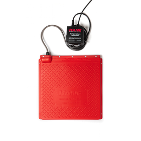 Kane Poly Pet Heat Mat with Thermostat - 18" x18" - Red